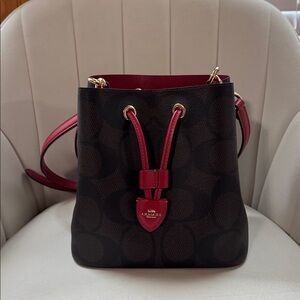 Rowan Bucket Bag In Maxi Signature Canvas